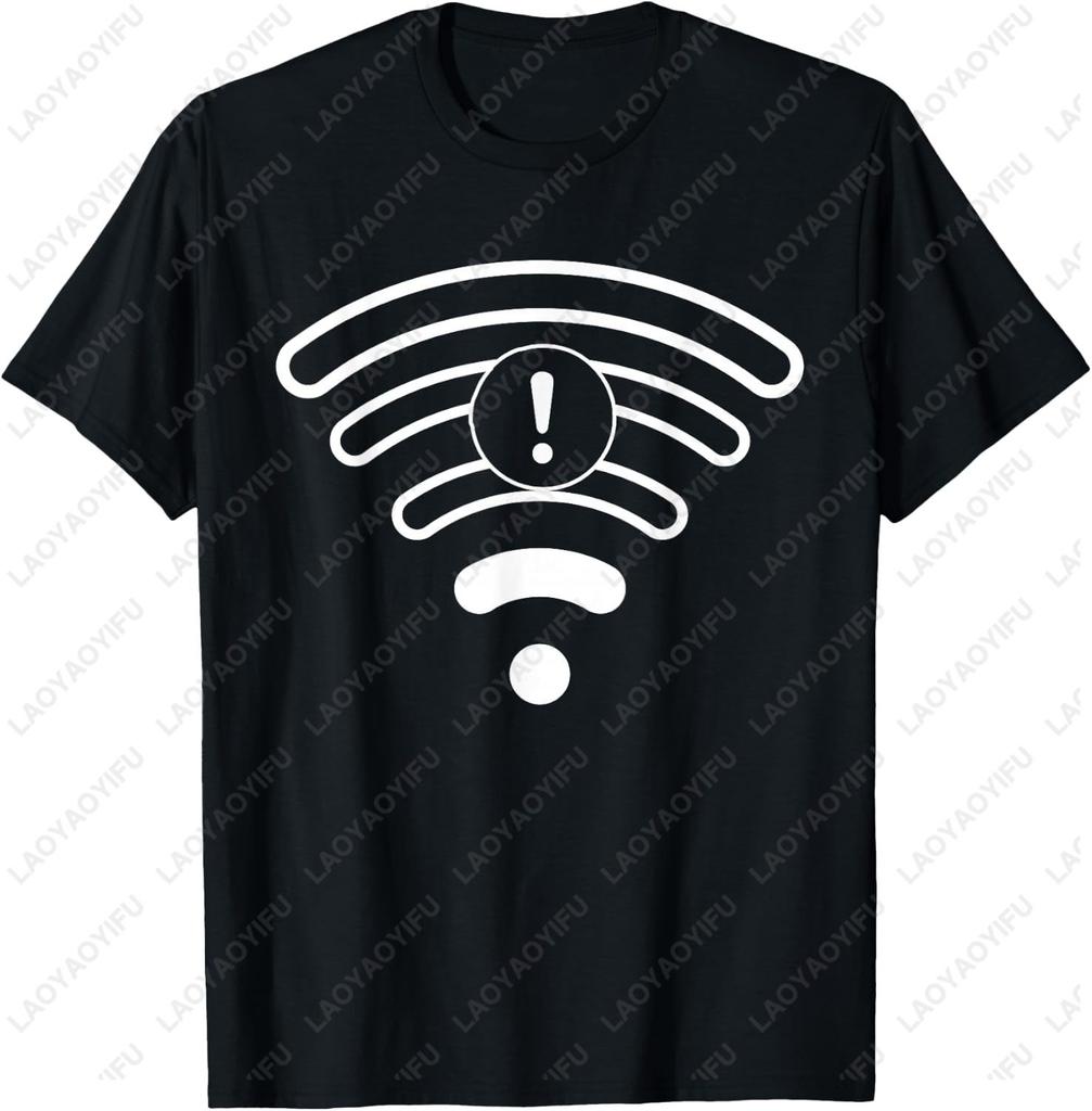 Low No Wifi Signal Funny Lazy TShirt Casual Fashion Loose Harajuku Unisex Unisex Tshirt Short Sleeve Oneck Summer Clothing