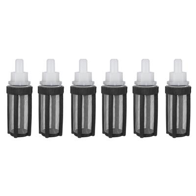 6pcs Water Inlet Micro Pump Filter Connector 8mm with Stainless Steel Net