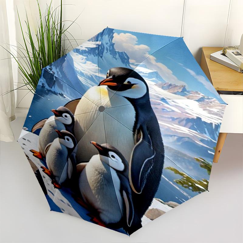 1pc animal Umbrella Portable Folding Umbrella Iron Frame Hole Bone Structure Outdoor Home Umbrella