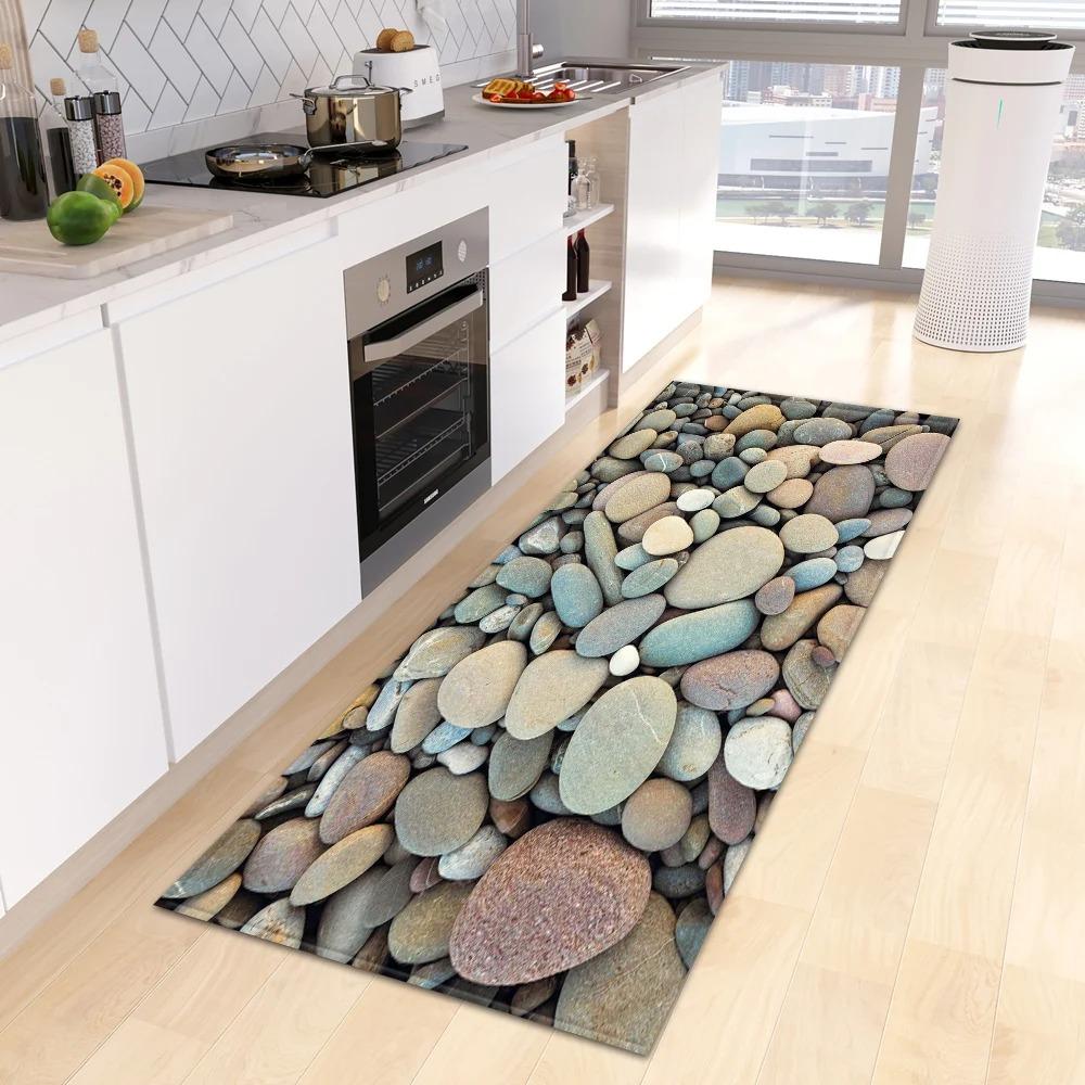 Pebble Pattern Home Kitchen Floor Mat Door Front Decoration Floor Mat