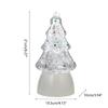 LED Light Up Christmas Tree Decoration Luminous Desktop Ornament Decors Gift