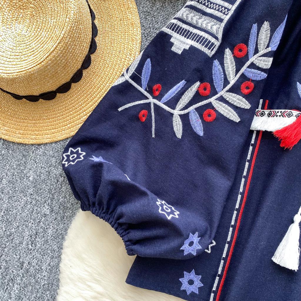 Vyšívané Vystřihované Základní Tričko Dámské s O-výstřihem Tričko Dámské Letní Slim Topy