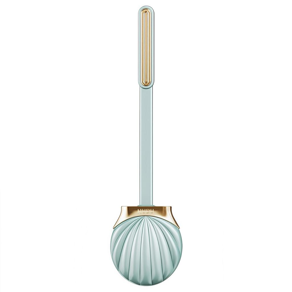 Silicone Toilet Brush with Holder Set for Bathroom Long Handle Silicone Flat Toilet Brush No Dead Corner Cleaning Brushes Tools