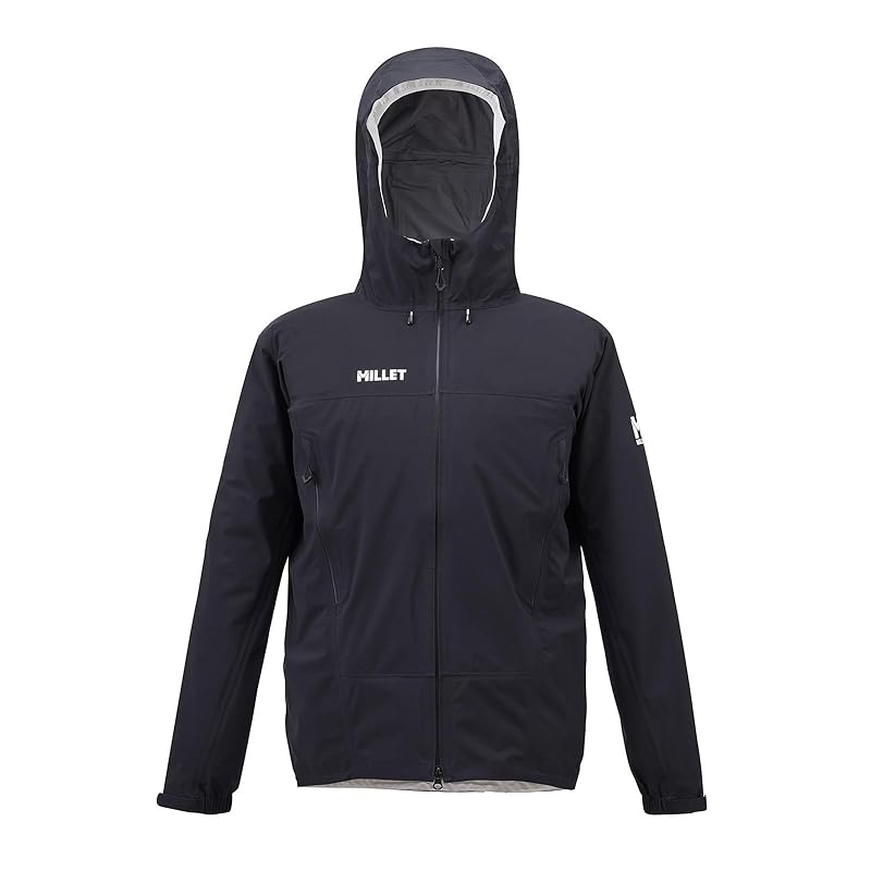 

[Millet] waterproof jacket Typhon 50000 stretch jacket MIV01479 men s Black-Noir (NEW LOGO) 2XL