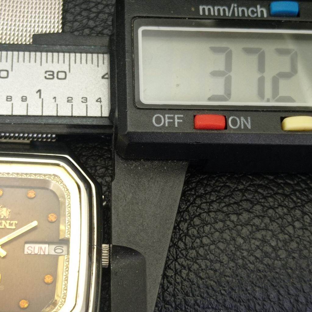 ORIENT CRYSTAL AUTOMATIC VINTAGE JAPAN 46961 MENS ORIGINAL DIAL WATCH a703362-1 R213b-a703362