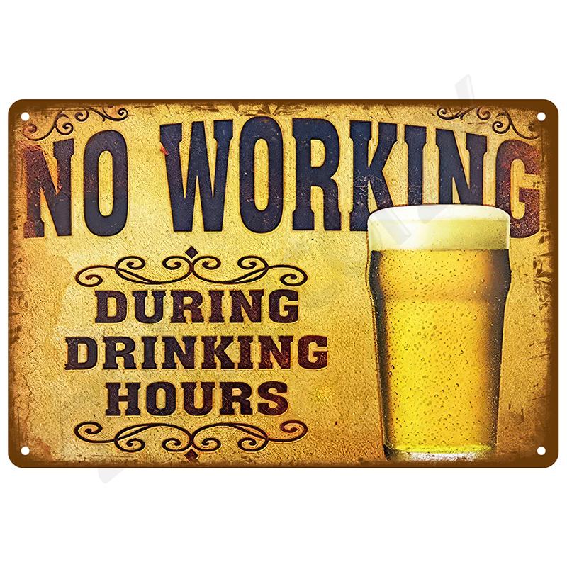 Vintage Metal Signs Plates Posters House Interior Bathroom Wall Art Mural Aesthetic Room Home Decor Decorations Retro Tin Sign