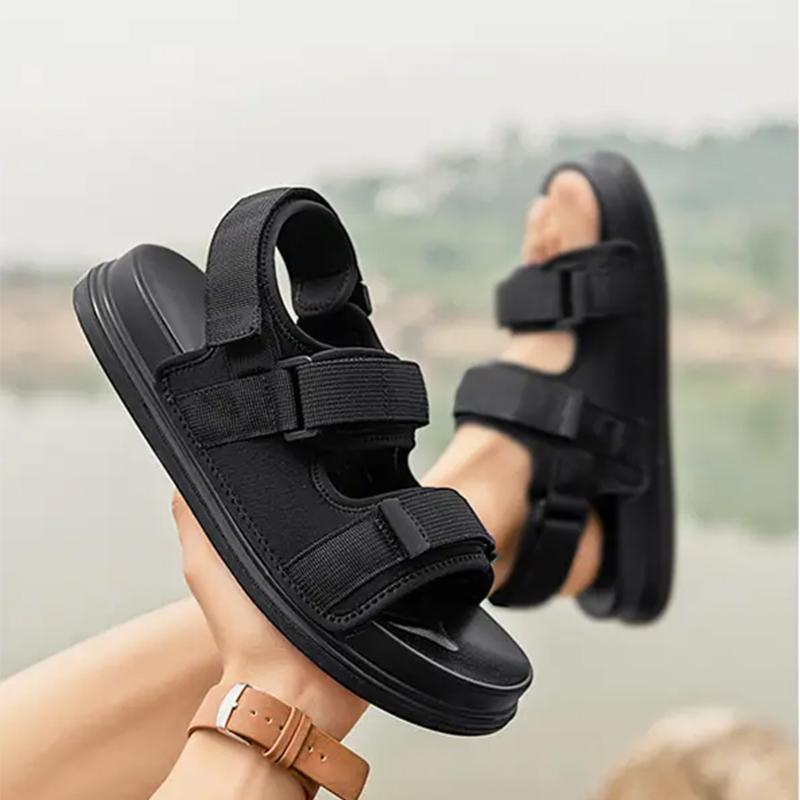 Summer Men's Sandals 2024 New Sandals Slippers Non-slip Waterproof Wading Shoes Beach Flip-flops Soft-soled Slippers Men's Shoes