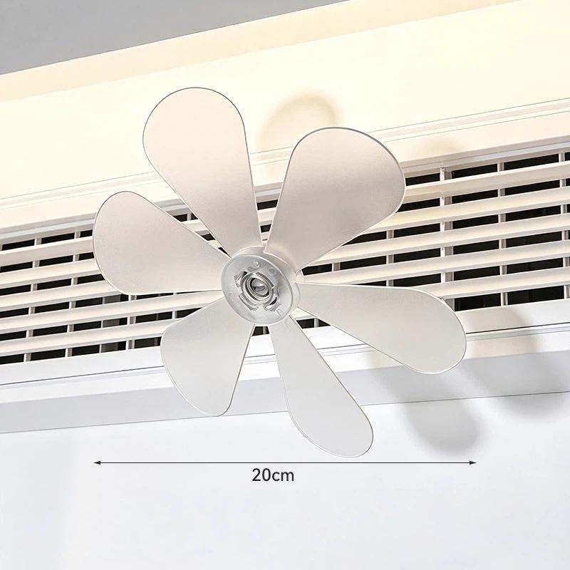 Ceiling Fan Wind Deflector Accessory 1Pcs Silent 6 Leaves AC Air Guide Part for Home Living Room Quiet Cooling Use
