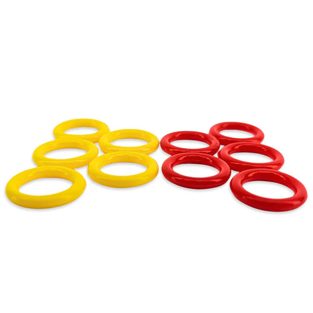 kegland Joint pour connecteur Ball Lock Lot de 10 joints toriques de poteau en silicone à code couleur (5 x Gaz Rouge + 5 x Liquide Jaune) La bière