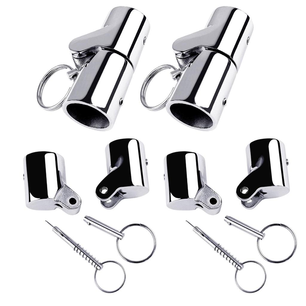 Boat Deck Hinge Mount Boat Railing Pipe Connector Stainless Steel Boat Hardware