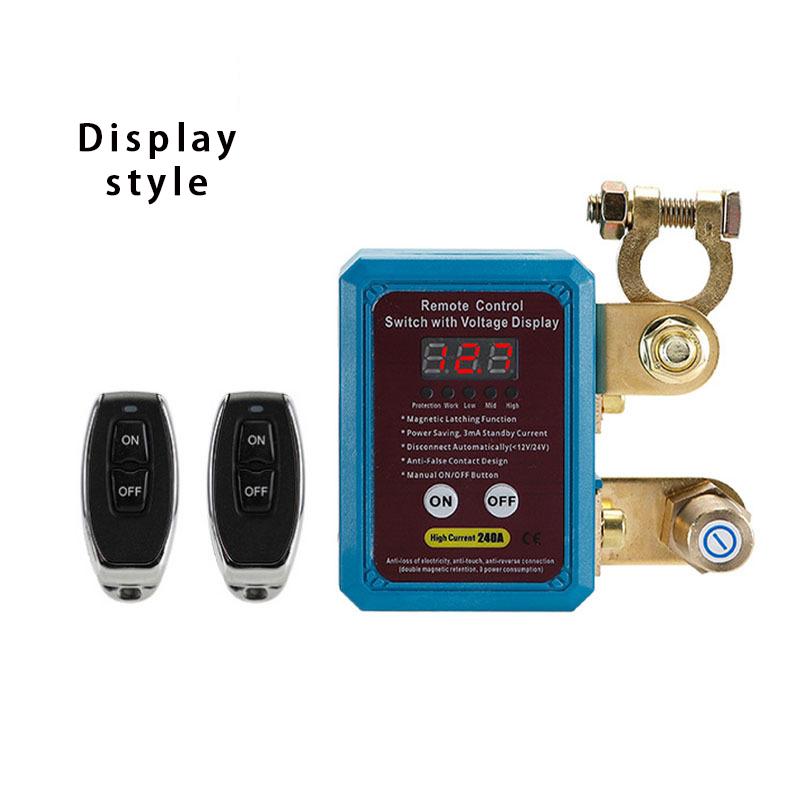Automobile Battery Remote Disconnect Switch 12V Power Cut-off Switch Power Switch Anti-leakage Leakage Protection Device