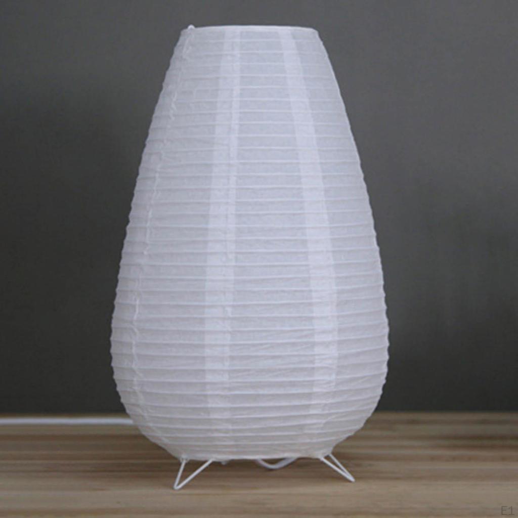 Chinesisches Design Weiße Papierlaterne Lampenschirm Schreibtischlampenschirm, Hochzeitsfeier Dekoration Zuhause