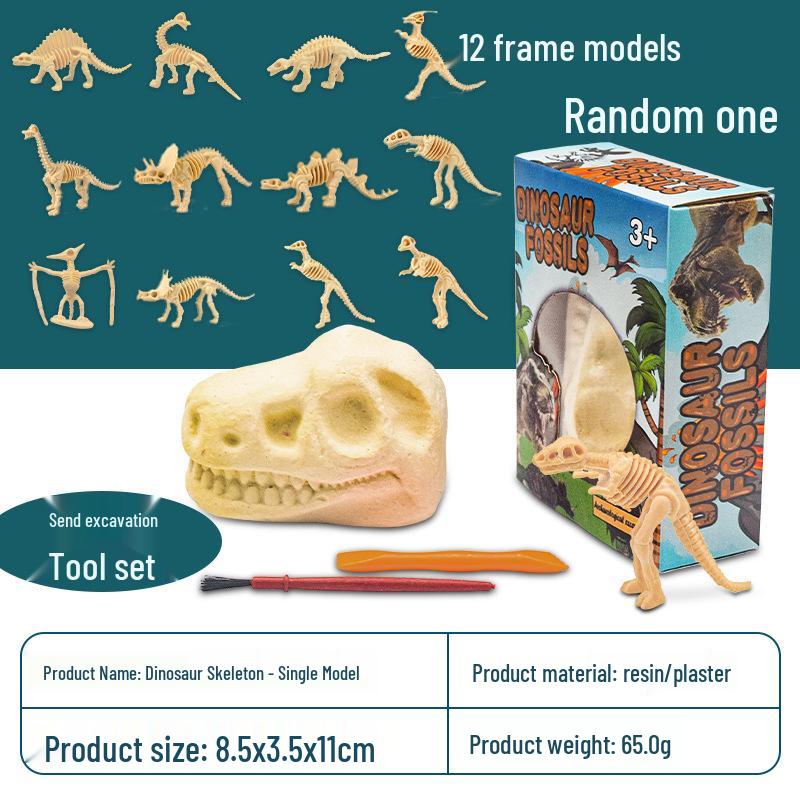 

Набор для раскопок динозавра своими руками для детей - Археологическая игрушка для раскопок скелета