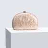 Women'S Semicircular Pressing Acrylic Dinner Bag One Shoulder Oblique Cross Wedding Banquet Clutch Bag