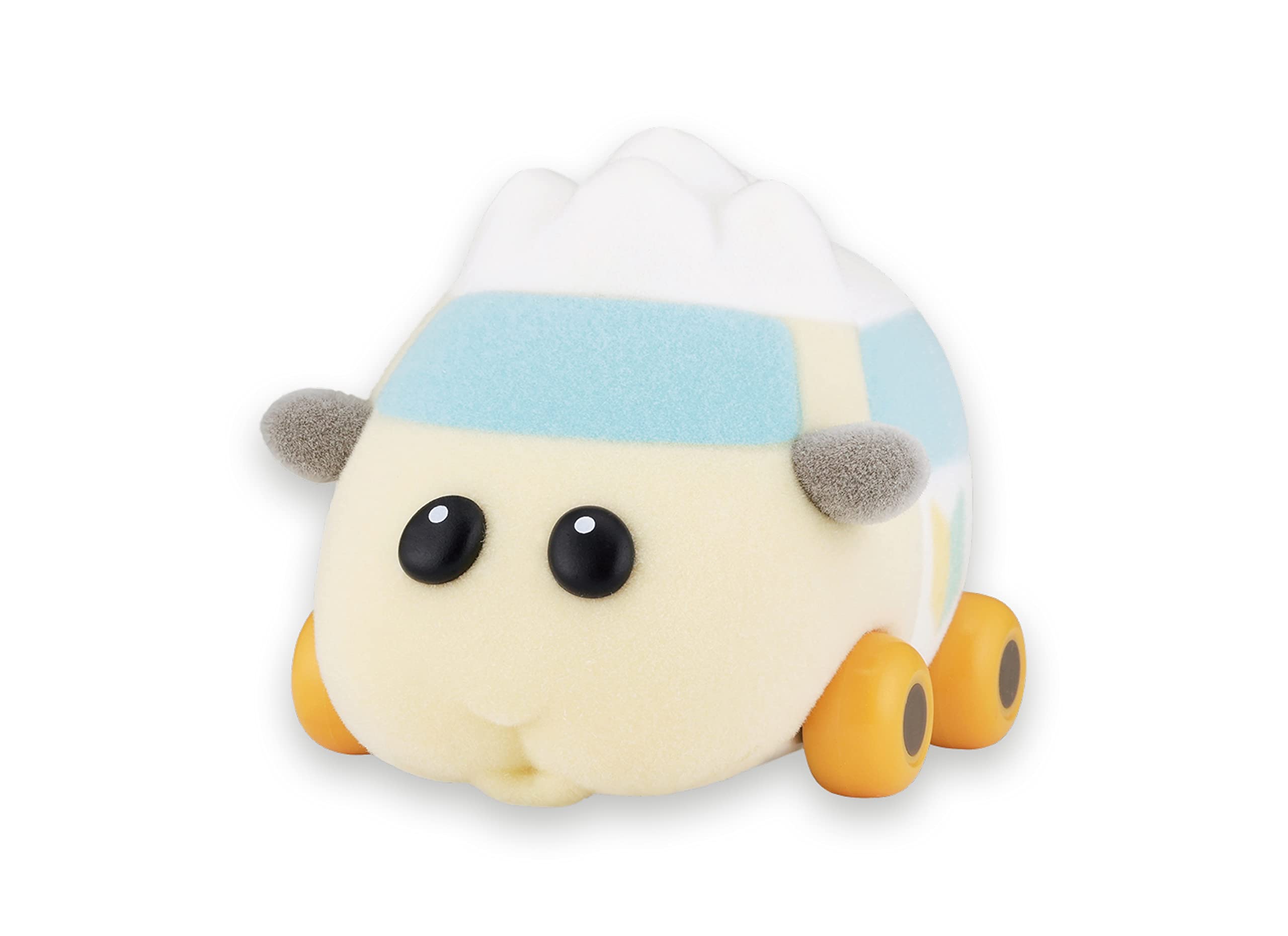 

Fluffy Rolling Mini Car PUIPUI Molcar Abby