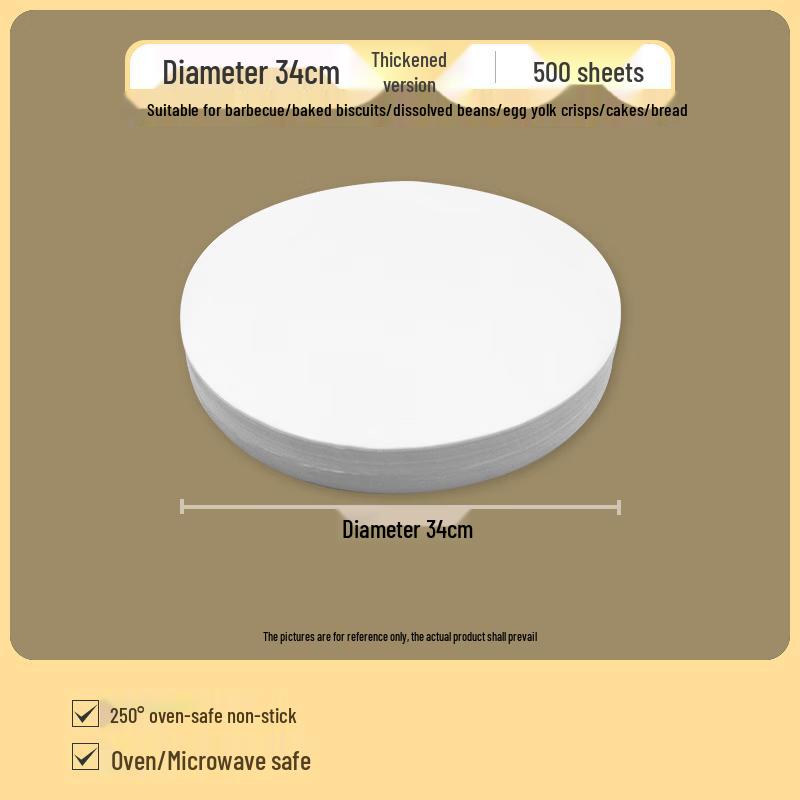 OIMG Round Non-Stick Silicone Baking Paper