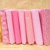 7Pcs/Set Fabric Floral Plaid Cotton Cloth DIY Craft Sewing Handmade Accessories