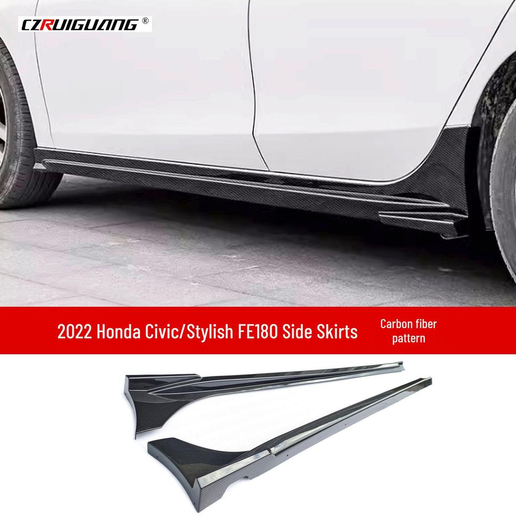 Kompatible Seitenschweller, Heckspoiler, Heckdiffusor, Seitenlüftungsgitter und Frontlippe für 2022 11. Generation Civic Type R FE180