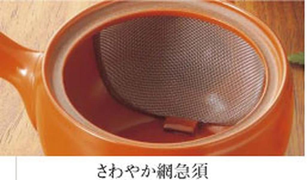Tokoname Ware Green Tea Pot with Refreshing Tea Strainer Made In Japan J-kitchens Mesh, Included, 200cc,