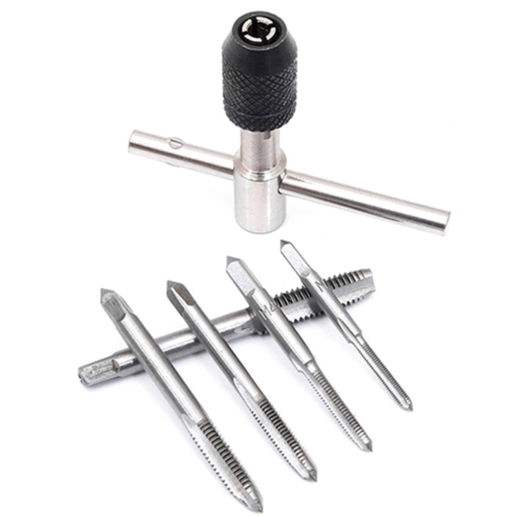 Metric Screw Tap Hand Taps Screw Hole Drill Bit Set Machine Thread Tap Hand Tool