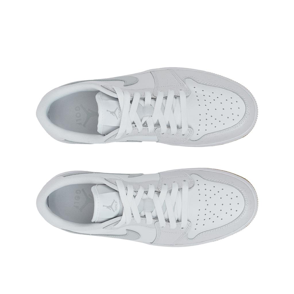 Air Jordan 1 Low Golf White Gum Men Sneakers Pure-Platinum Gum-Medium-Brown DD9315-111