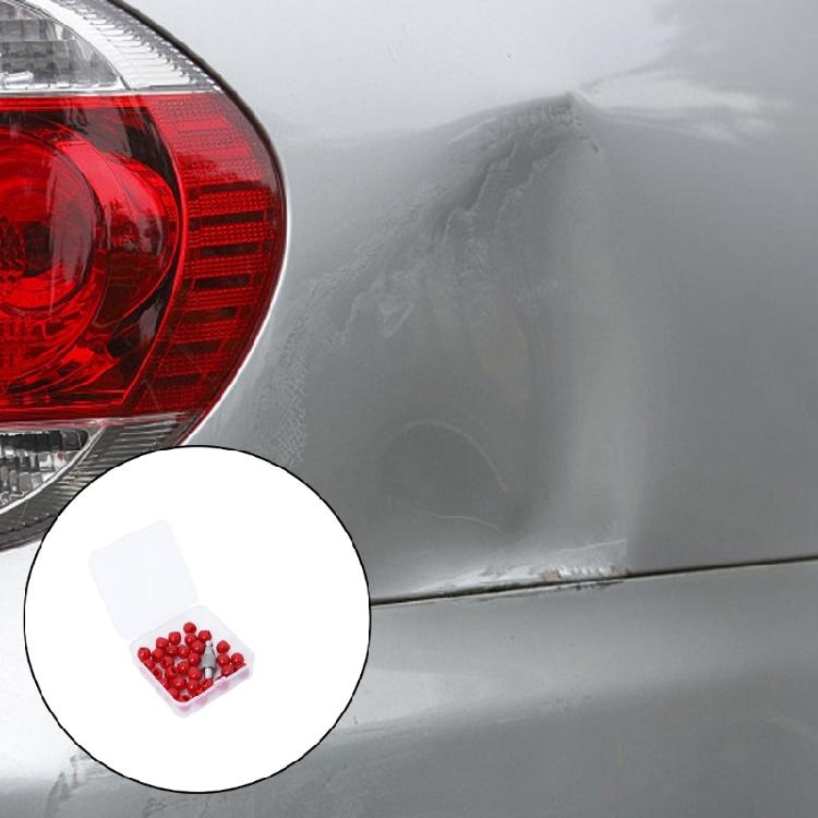 30Pcs/50Pcs Knocks Down Head Car Dent Repair Tool Accessories Dent Repair Hammer Head with Top Cover Manual Tool Head