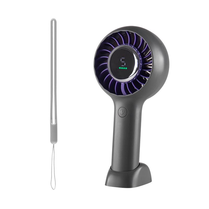 High-Speed Handheld Fan: USB Charging & Digital Display with 100 Speeds for Indoor/Outdoor Use