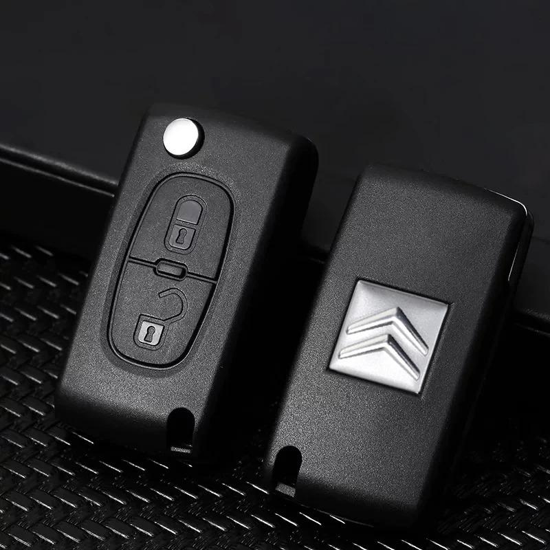 16mm Aluminum Car Remote Key Sticker Emblem Auto Accessories For Citroen C2 C3 C5 C6 C1 DS3 DS4 DS7 Xsara Berlingo Saxo Picasso