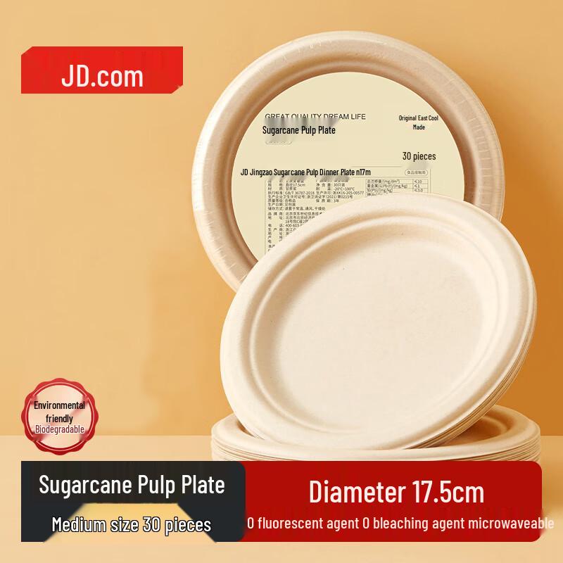 JDZao Eco-Friendly Disposable Picnic & Camping Tableware