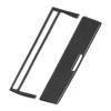 2Pcs For BMW Old 3 Series E46 1998-2005 Carbon Fiber Car Central Cover Decorative Trim Cover Car Accessories