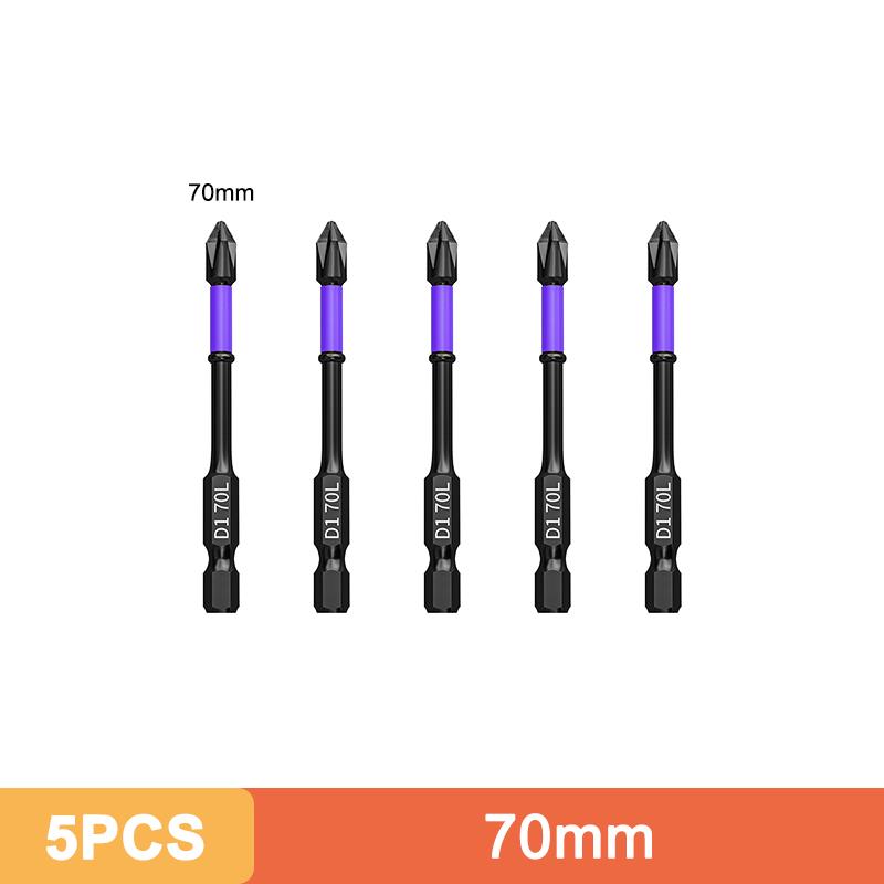 Strong Magnetic D1 Anti-shock Batch Head Hand Electric Drill Bit Cross Screwdriver High Hardness Non-slip Screwdriver Bit Set