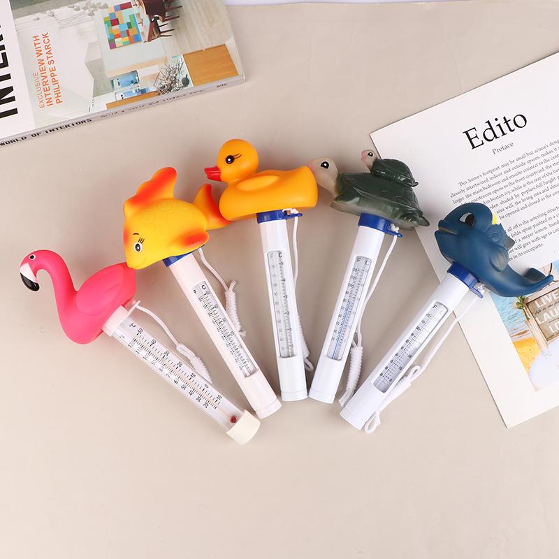 1Pc Swimming Pools Water Temperature Thermomet Fast Accurate Result Floating Cartoon Animal Water Temperature Measure Meter