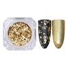 Silver Gold Flakes Nail Aluminum Sequins 0.2g Bling Mirror Nail Glitters Powder Nail Art Decoration
