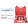 22 PCS Disc Brake Pad Piston Caliper Heavy Duty Brake Piston Compressor Rewind Tool Brake Pad Replacement Tool for