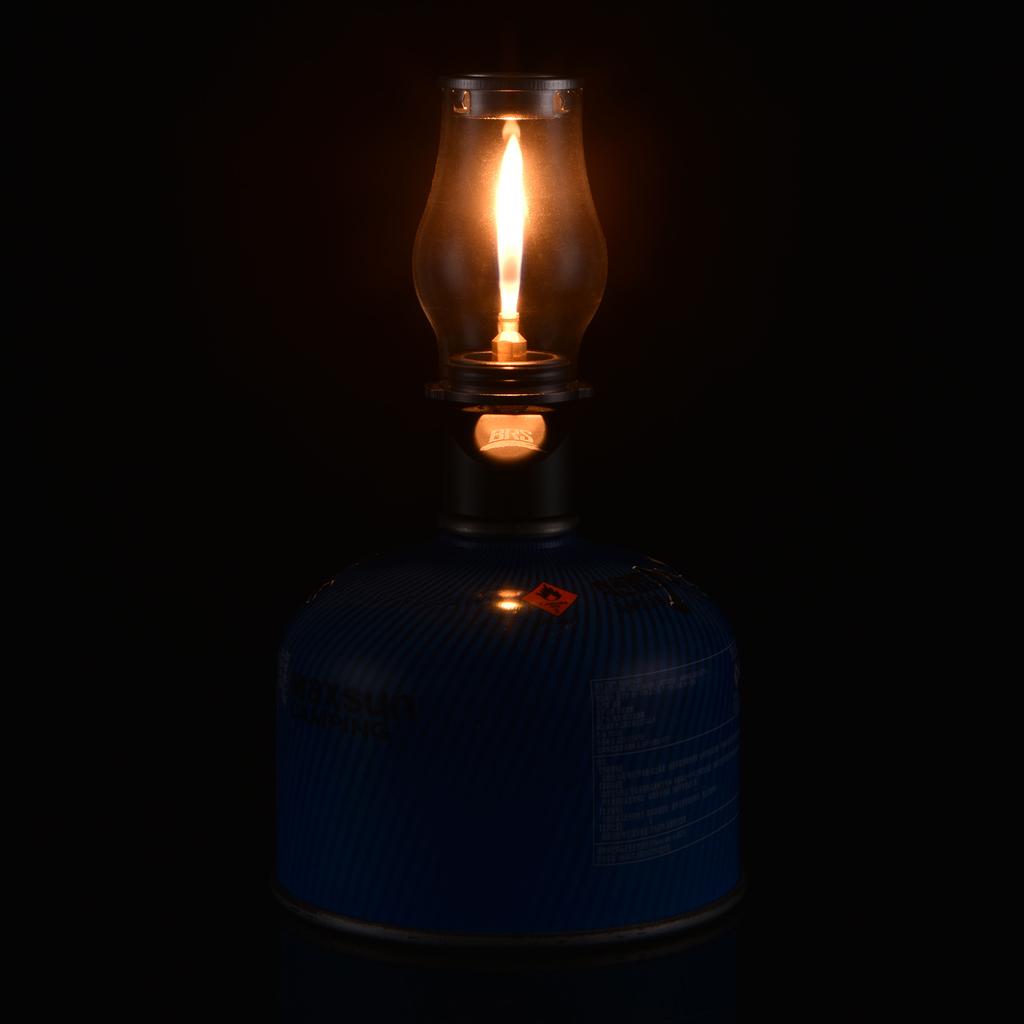 Portable Lamp Light Compact Butane Gas Light Lantern Outdoor Use Only for Camping Picnic