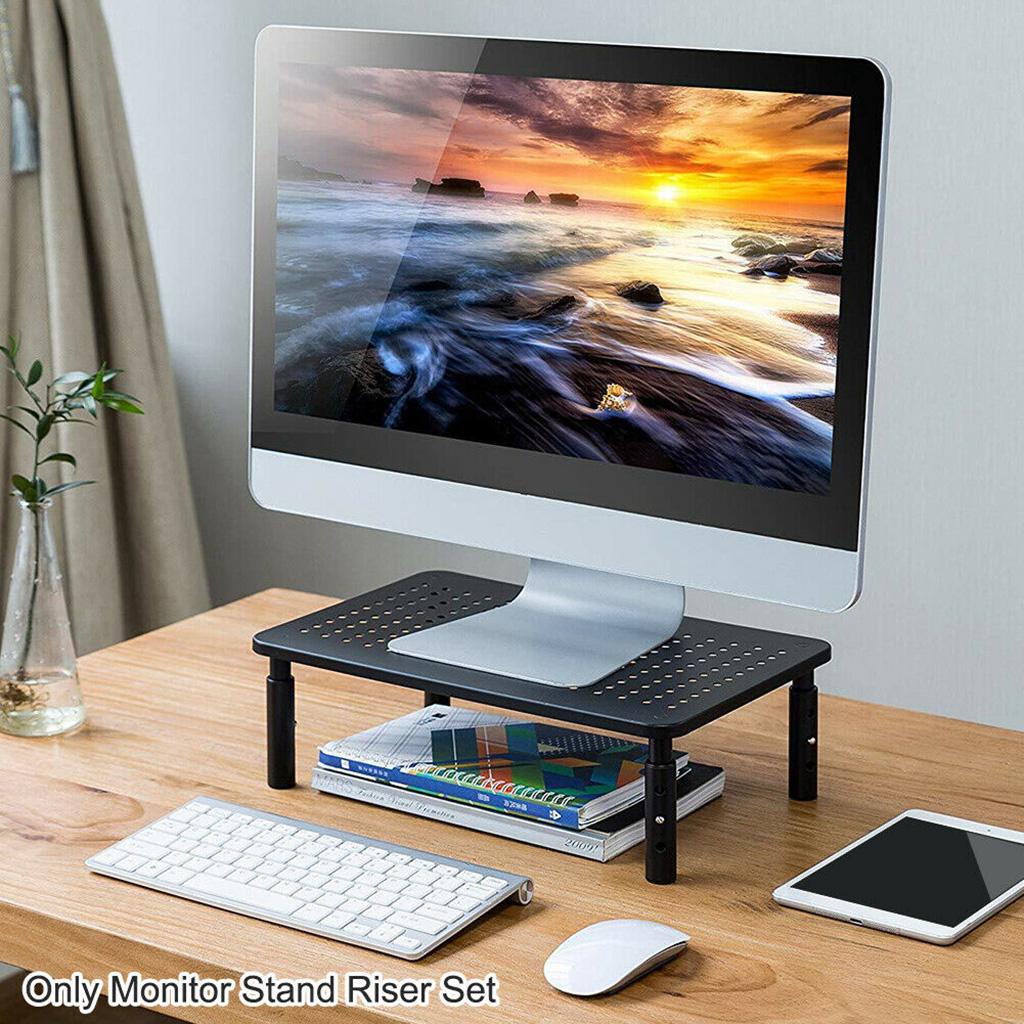 Monitor Stand Riser Office Neck Protector for Computer Laptop TV LCD Display Printer 14.57 Inch Office Platform Save