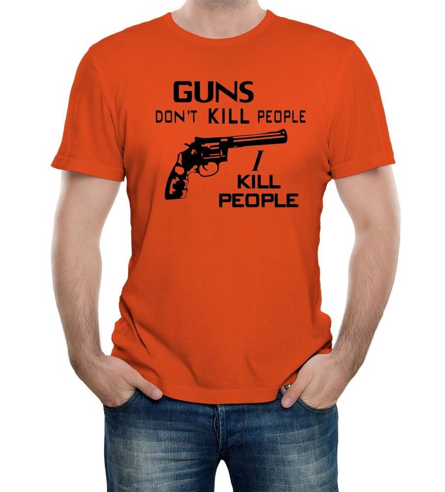 Guns Don't Kill People I Do Mens T-Shirt Classic Movie T-Shirt Happy Gilmore