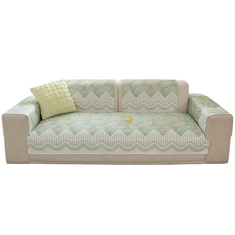Ice Silk Cooling Fresh Sofa Cushion Summer Cooler Cushion Non-Slip Sofa Cover Breathable Anti-Scratch Living Room Sofa Back