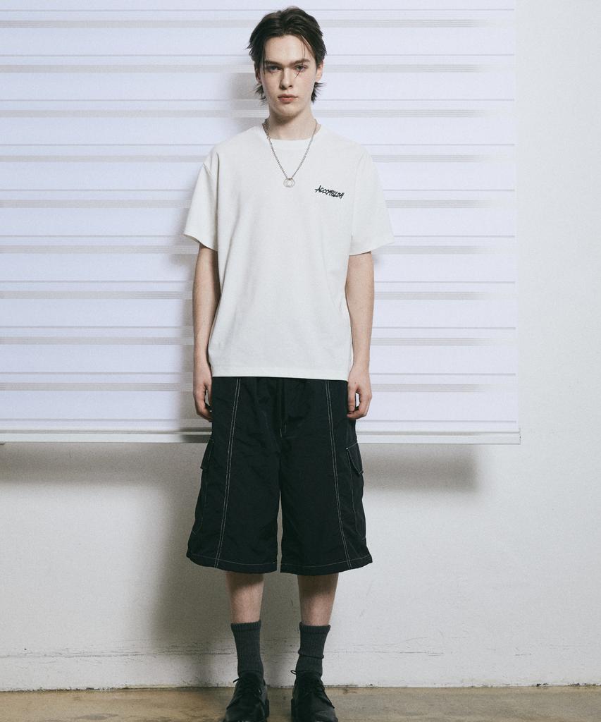 BUNKERBUSTER Accomplish Drawing Short Sleeve T-Shirt Mq2Tu246_Off White