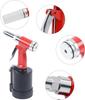 Pneumatic Rivet Nut Gun, 3.2-6.4mm Compressed Air Blind Rivet Tool with Nozzle