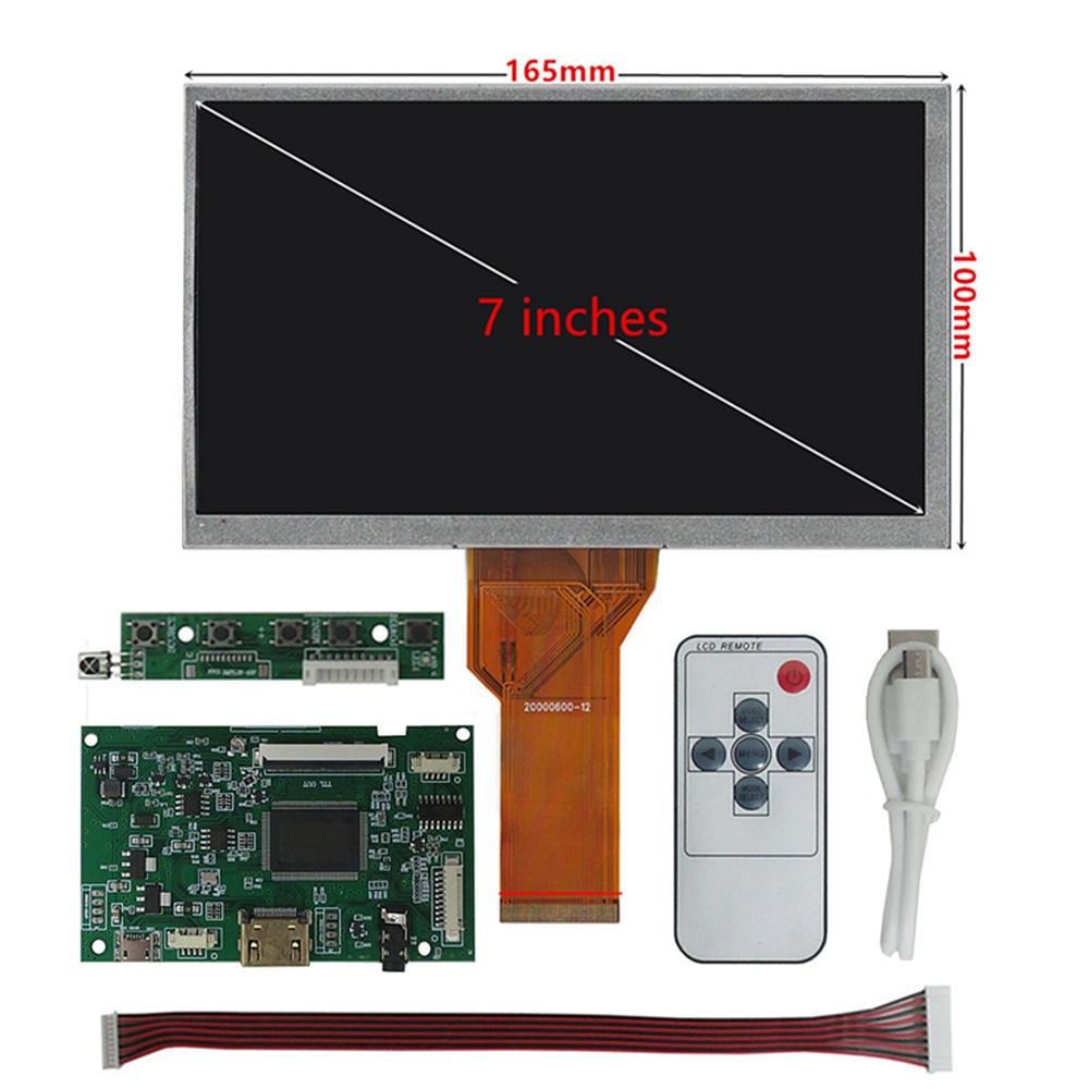 7-inch AT070TN94 LCD display monitor 800*480 HDMI driver control board universal display module compatible Raspberry Pi,Banana Pi,Orange Pi laptop