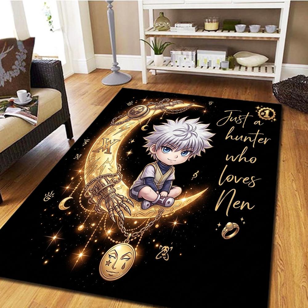 Hunter x Hunter Living Room Carpet, Bedroom Rug, Home Decor Cool Movie Mat Play Floor Mat -HE27