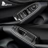 Real Soft Carbon Fiber Sticker For Subaru WRX/ WRX STI 2025 2025 Door Window Switch Button Panel Interior Trim Accessories