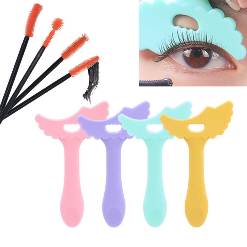 

with Eyelash Brushes Eyeshadow Shaper Pad Lying Silkworm Eyebrow Shaper Stencils Women