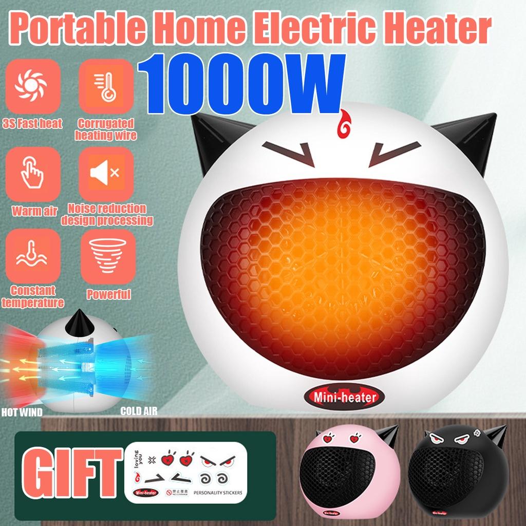 800W Mini Portable Electric Heater Office Room Desktop Fan Heater Temperature Control PTC ceramic Warmer Machine 110V/220V