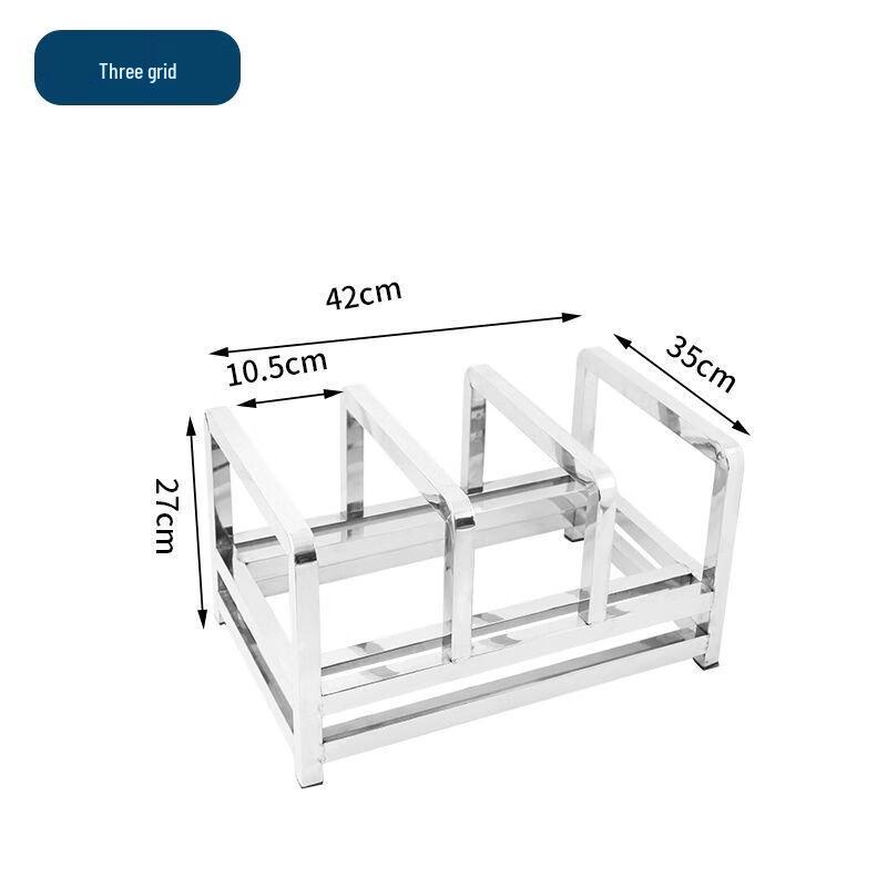 

Stainless Steel Cutting Board & Knife Rack