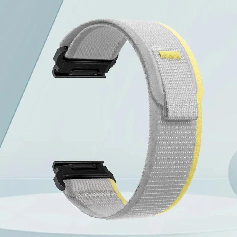 Quickfit Strap for Garmin Fenix 8 FE 7 7X Pro Watchband 22 26mm Nylon Woven Strap for Enduro3 2 Fenix 5 5X 6 6XPro 51mm Bracelet