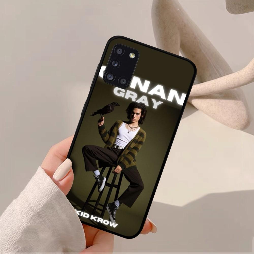Conan Singer G-Grau Handyhülle Für Samsung A 10 11 12 13 20 21 22 30 31 32 40 51 52 53 70 71 72 73 91 13 Hülle