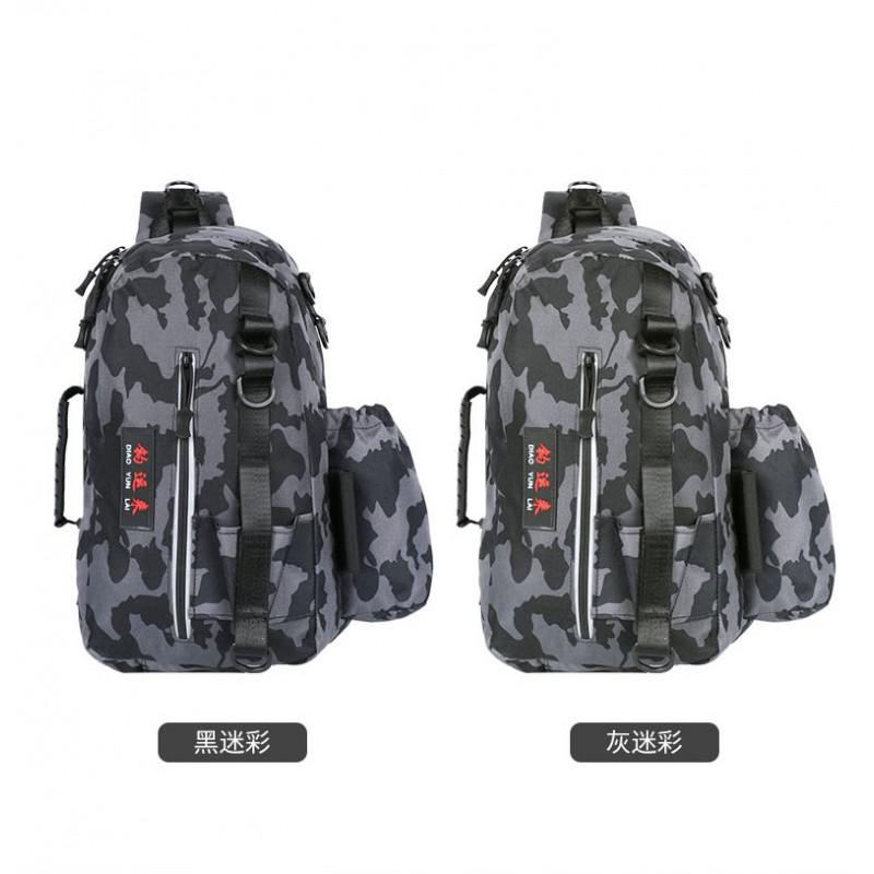 Multi-Functional Fishing Waist Pack With Shoulder Strap Large Capacity Tackle Bag Outdoor Angling Gear Storage