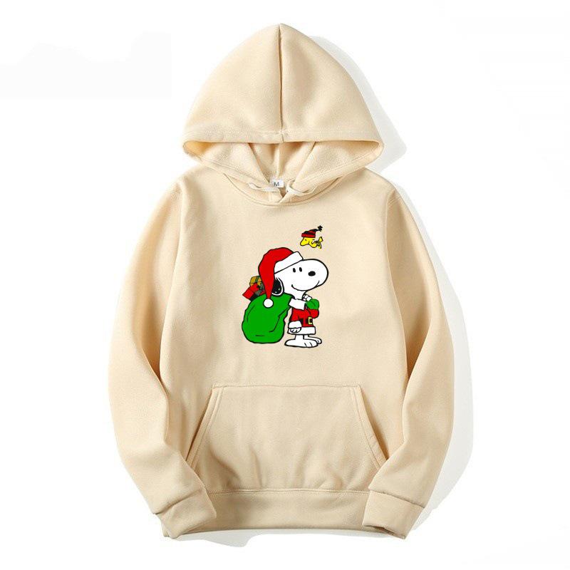 Snoopy Anime Creative Print Hoodie for Adults & Kids